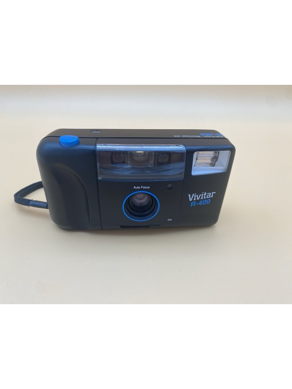 Vivitar R-400 Auto Flash/Motorized/DX Black Film Camera - Tested